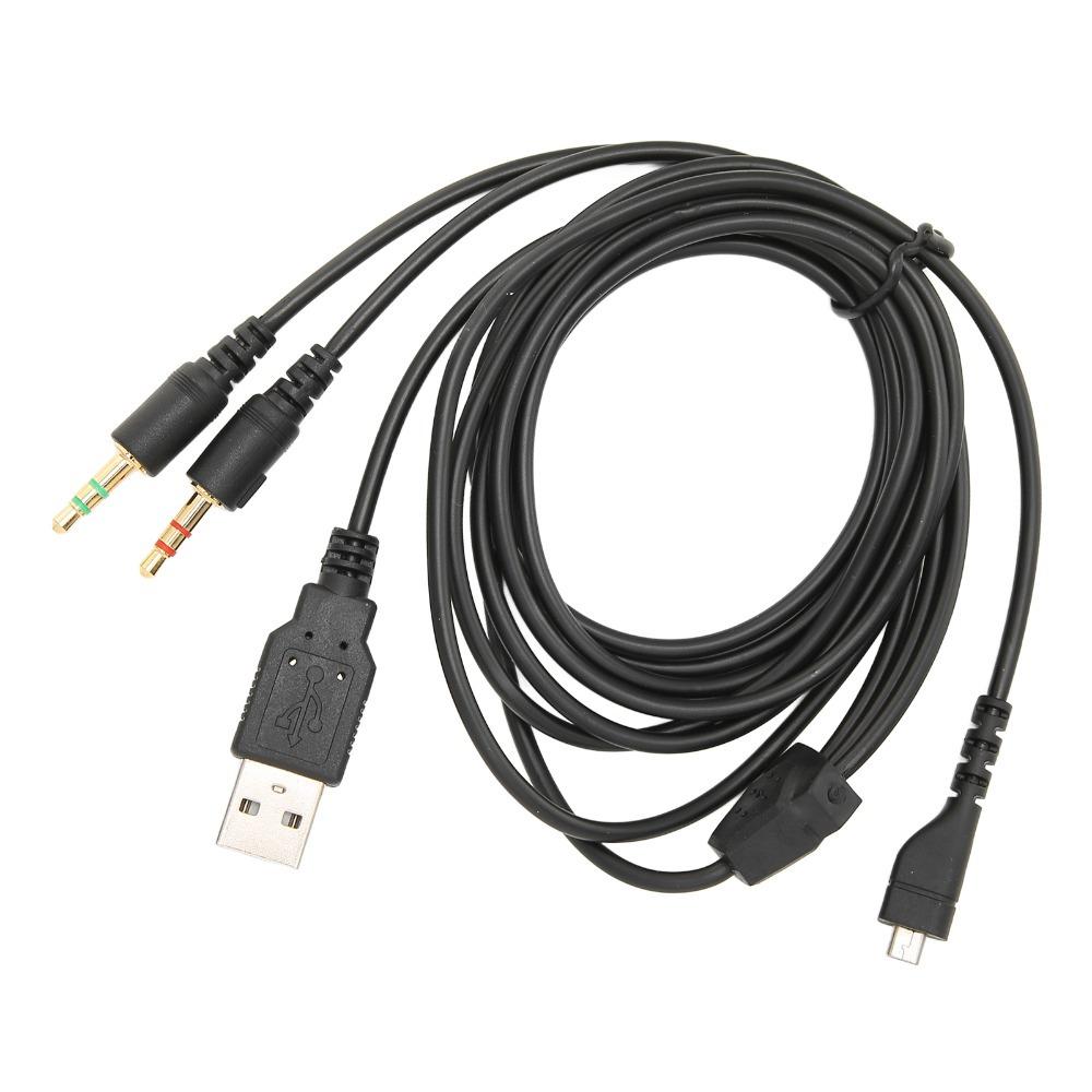 with Lighting 3.5mm Audio Jack Cord Gaming Headset Cable for SteelSeries Arctis Sound Enhancement