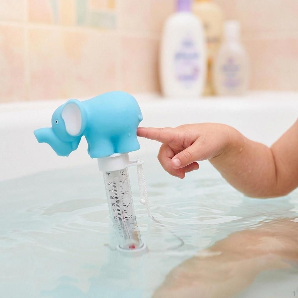 Temperature Gauge with Analog Cartoon Animals, Suitable for Fishing Ponds.