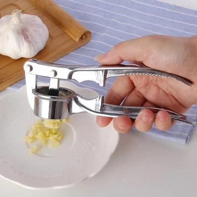 NEW Kitchen Imitating Stainless Steel Multifunction Garlic Press Crusher Cooking Ginger Squeezer Masher Handheld Ginger Mincer Tools
