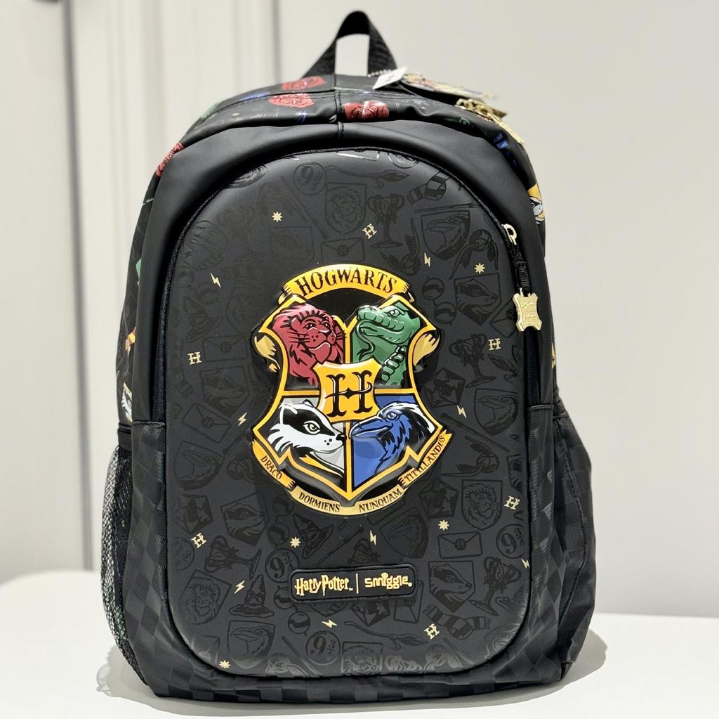 Smiggle Modrý Školní Batoh s Dvojitými Ramenními Popruhy pro 1.-6. třídu - Velký, Dekompresní, Multifunkční Batoh