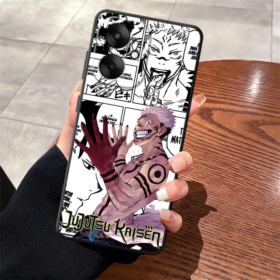 Soft Back Phone Cover Case for Xiaomi Redmi K40 K50 Gaming 12 A1 A2 Plus 12C A5 9A 9C 10 13C 9T K60 Anime  J-Jujutsu K-Kaisen