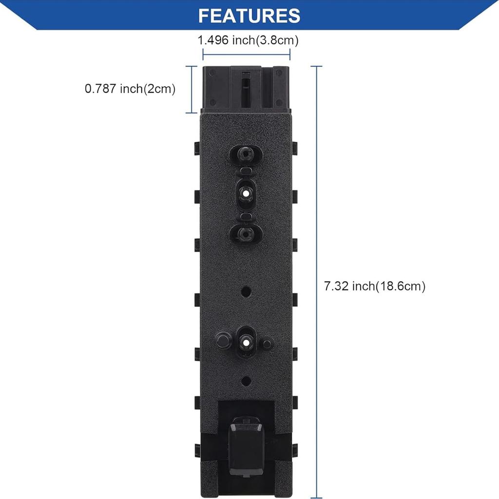 Obaee Front Left Driver Side Power Seat Switch Compatible With Ford Explorer Expedition F150 F250 F350, Lincoln MKX MKZ,Mercury Milan Mountaineer