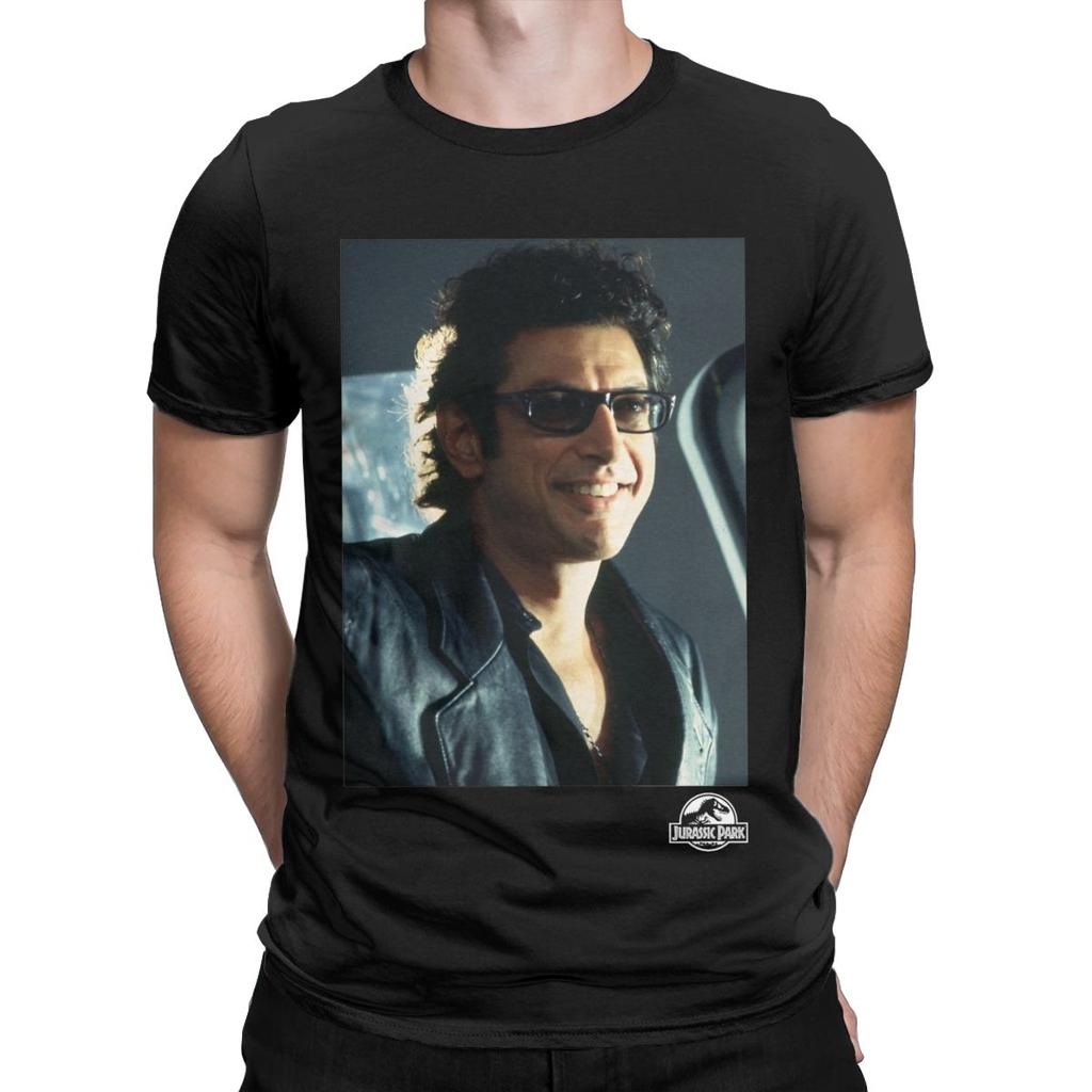 Jurassic Parks Dr.. Ian Malcolm Sexy Chaostheoretiker T-Shirt Herren Baumwolle Vintage T-Shirts Rundhals T-Shirts Kurzarm Kleidung Grafik