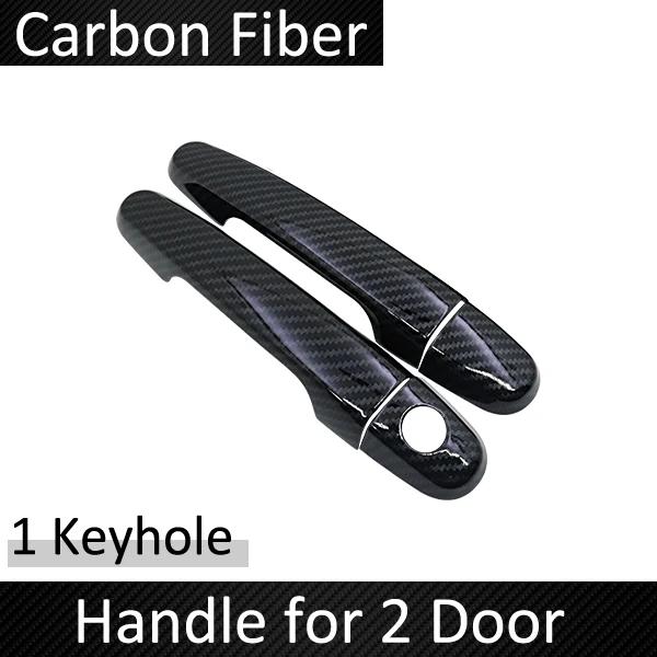 Carbon Fiber Car Handle Or Chrome Door Cover for Toyota Boon Passo Perodua Myvi Subaru Justy Daihatsu Sirion M300 2004~2010 Car