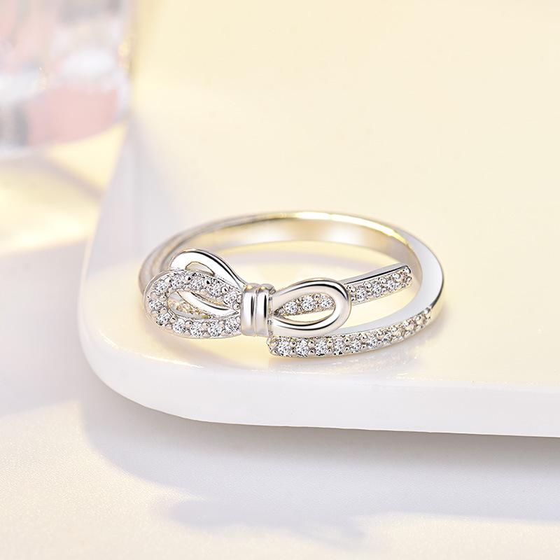 New 925 Silver Ring Heart Sparkle AAA Zircon High Quality For Women Rings Wedding Fine Jewelry Accessories Party Gift