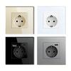 European Standard Smart WiFi Socket with App Remote, Voice Control, Timer, and Power Monitoring