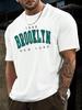 City Cotton Print New York T-shirt Brooklyn T Shirt Los Angeles T-shirts California Tshirts Los Angeles Cothing Chicago Tee Tops
