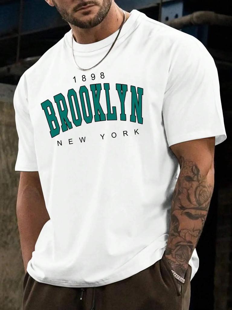 City Cotton Print New York T-shirt Brooklyn T Shirt Los Angeles T-shirts California Tshirts Los Angeles Cothing Chicago Tee Tops