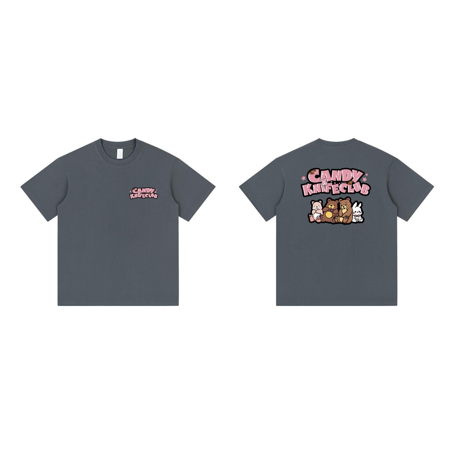 

Unisex Retro Cartoon Pure Cotton Oversized T-Shirt - Trendy Casual Summer Short Sleeve for Men & Women Large