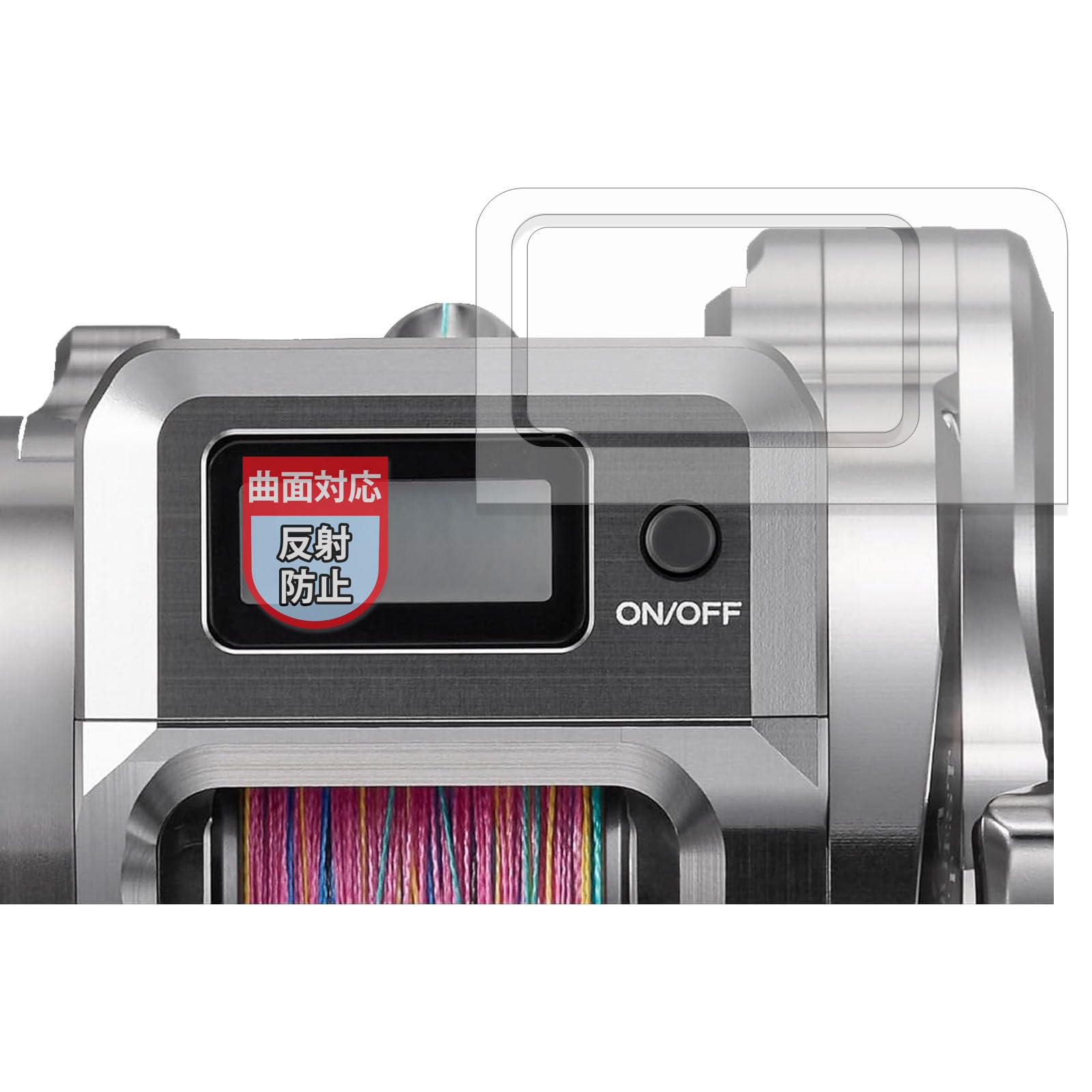 

Защитная пленка MotoMoto для SHIMANO 25 Ocea Conquest CT Сделано в Японии (Экран/Край), Изогнутый, Антибликовый, Защищающий от отпечатков пальцев,