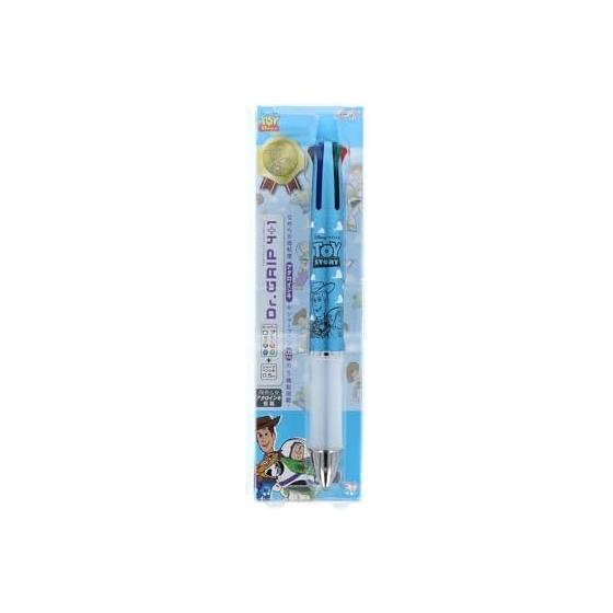 Sun-Star Stationery Toy Story Disney Pixar Goods Multi-Color Ballpoint Pen & Mechanical Pencil, Dr.Grip 4+1 Toy Story S4658043
