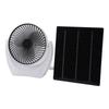 Campingový ventilátor se solárním panelem 4,5W solární ventilátor Tichý USB ventilátor pro venkovní piknikové grilování