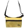 Stussy Letter Print Minimalist Fashion Fabric Crossbody Shoulder Bag Small Unisex bags Yellow SUSBG134212XD-YEX