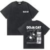 Doja Cat Scarlet Album Spider Graphic Multi-Panel Portrait Vintage Acid Washed Oversized Hip Hop Pop Music Tour Merch Retro 90s Bootleg Style T-Shirt