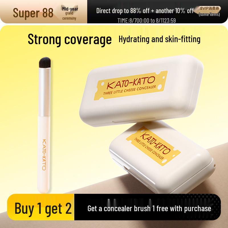 KATO Genuine Third Power Concealer for Blemishes and Scars, Recommended by Cheng Shi an - Free Shipping Concealer Brush