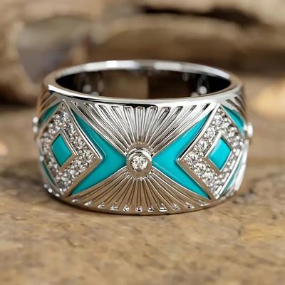 Gorgeous Luxury Rings for Women Wedding Engagement Accessories Unique Female Ring Fashion Jewelry Gifts