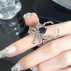 Niche Design Butterfly and Snake Rings: Stylish High-End Jewelry Set for Trendy Girls