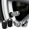 4PCS Tire Valve Caps Car Motorcycle Wheel Tyre Air Valve Cover For Rapid Scala Kodiaq Fabia Kamiq Karoq Octavia A5 S VII
