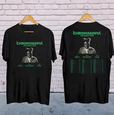 Tricou Grafic Tyler the Creator, Tricou Tur 2025 Tyler the Creator Chromakopia