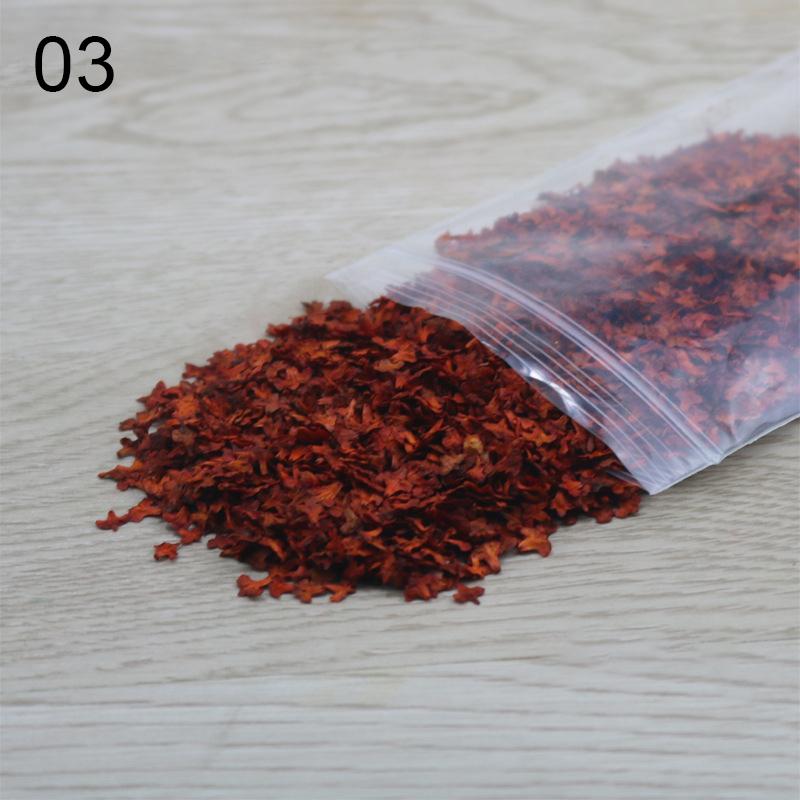 33ml Micro Landscape Leaves Sand Table Diorama Grass Tufts Accessories Miniature Leaf Static Model for Bonsai Fairy Garden Decor