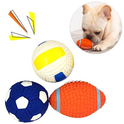 Hundespielzeug für kleine, mittelgroße und große Hunde, Katzen, Quietschball, Zahnreinigung, interaktives Kauspielzeug, Französische Bulldogge, Labrador, Heimtierbedarf
