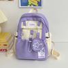 Schoolbag Large Capacity Women's School Bag 1011 New ins Small Fresh Backpack Fashion Versatile College Student Computer Backpack