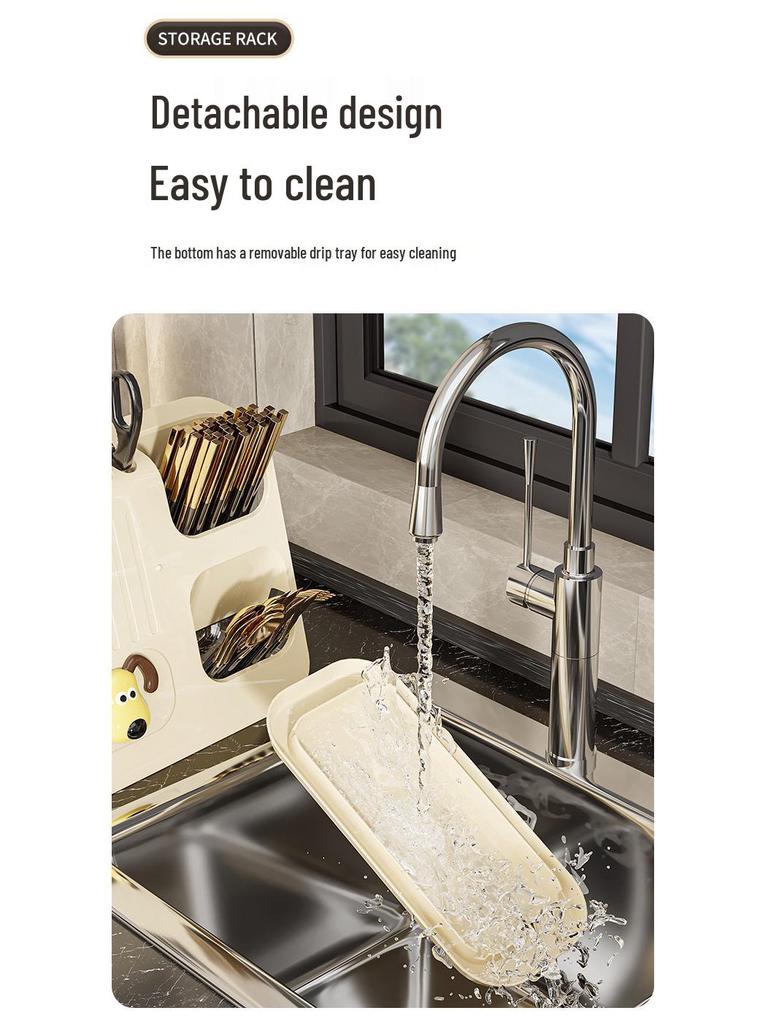 High-End Kitchen Countertop Multi-Purpose Organizer for Chopsticks, Knives, Spoons & Utensils