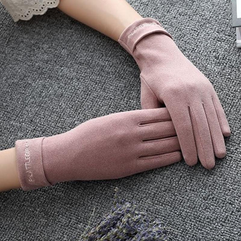 Ladies' Autumn And Winter  Fashionable And Versatile Touchscreen Gloves