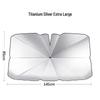 Portable Car Windshield Sunshade Umbrella - Sun Protection & Heat Insulation, Free Shipping