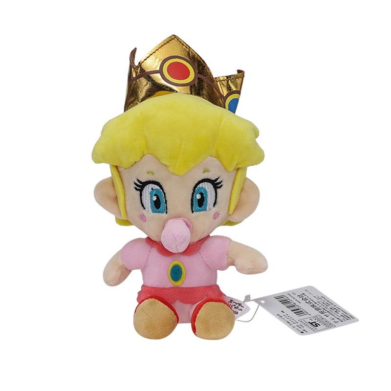 6-inch Small Mario Princess Baby Plush Doll Soft And Cuddly Toy For Kids And Collectors Cartoon Character Inspired