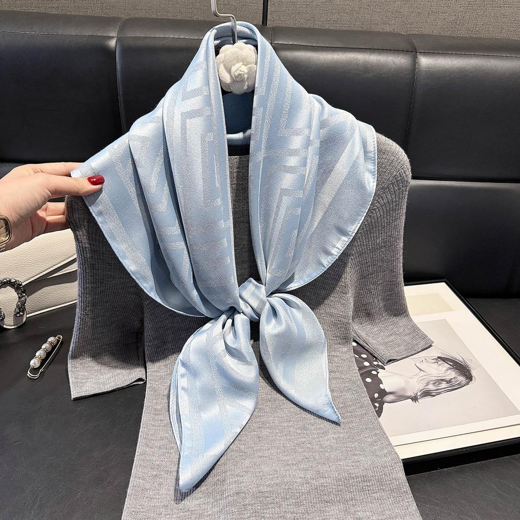 Muslim Silky Kerchief Fashion Ladies Print Hijab Tencel cotton Gauze Scarf Beach Sun Protection Shawl Decoration Wrap Headscarf