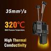 Complete  End Assembly  End for P1P P1S with Fan Upgrade 2.0 with Nozzle Complete Bamboo Lab P1 Carbon
