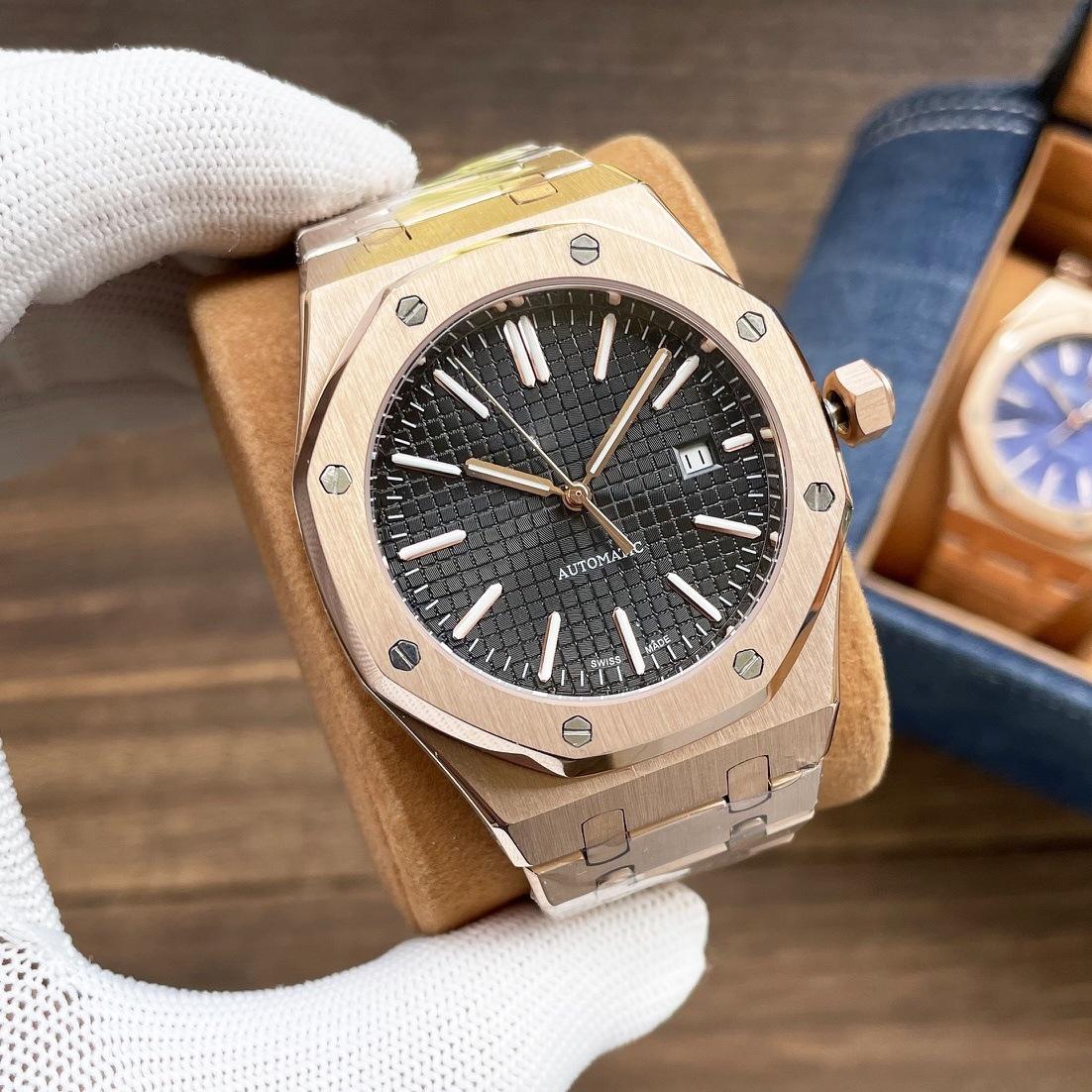 

Мужские автоматические часы Royal Oak со стальным браслетом 15500/15400