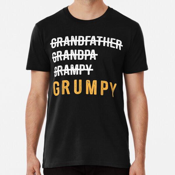 

Grandfather Grandpa Grampy Grumpy Funny FathT-Shirt S-5XL Best T-Shirt 4XL