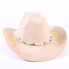 Popolare cappello western da cowboy in camoscio classico europeo e americano da uomo e donna con tesa larga ricamato cappello da sole da esterno