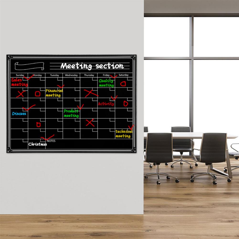 40*30cm Schwarz/Weiß Wasserdicht Zeichen Magnettafel Kühler Kühlschrankmagnet Notizblock