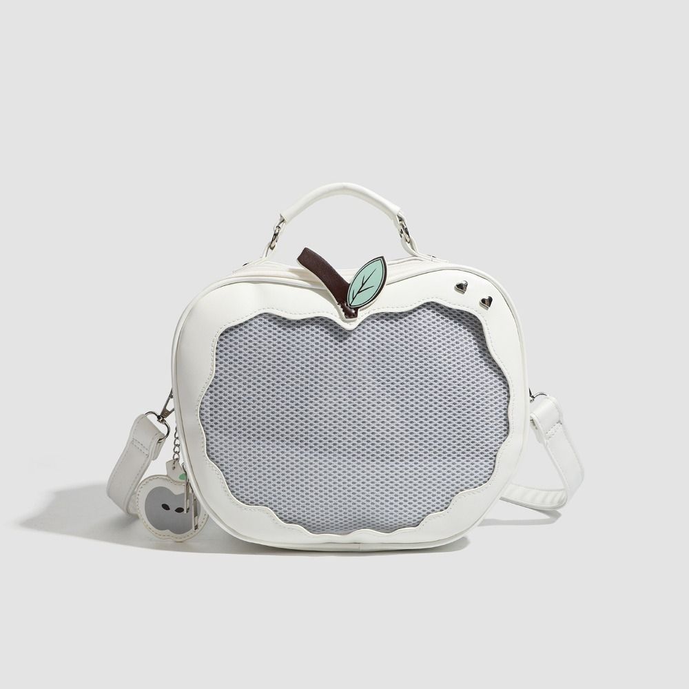 Cotton Doll Bag Kawaii Fruit Itabag PU Fashion Backpacks Multifunction Transparent Pocket  Outdoor