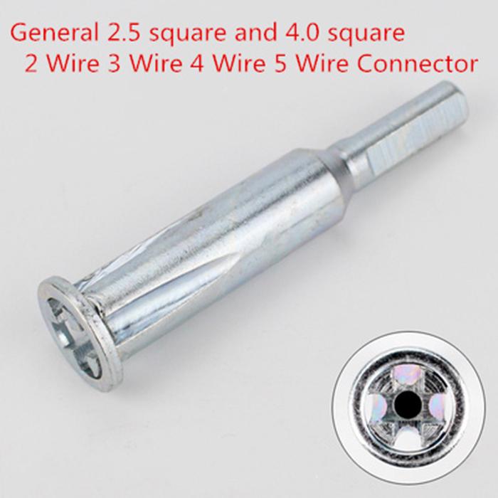 Electrician General Automatic Wire Stripper and Twisted Wire Tool Quick Automatic Stripper Line Cable Peeling Twisting Connector