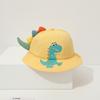 Tecknad Solhatt för Barn Bred Brätte Barn Bassänghattar Ny Tecknad 3D Dinosaurie Babyhatt