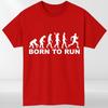 Nato per Correre T-shirt Unisex Corridore Corsa Jogging Maratona Gara