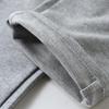 Fat Boy Gray Cotton Summer Sweatpants for Boys - Loose Straight-Leg School Uniform Pants, Navy Blue