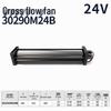 30 Querstromlüfter DC12V/24V Aufzugstrommel Variable Drehzahl Luftschleierlüfter mit reinem Kupfer