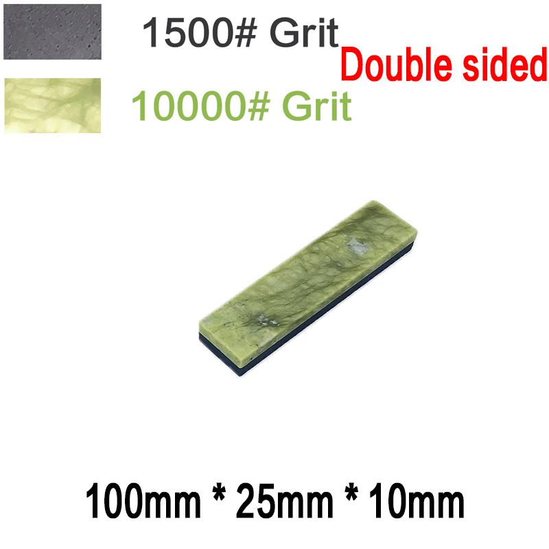 10000 Grit Knife Sharpener Natural Green Agate Sharpening Stone Whetstone Fine Grinding Polishing Shaved Bar Kitchen Honing Tool