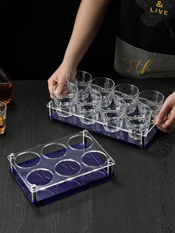 Shixun Acrylic 12-Hole Glass Holder