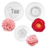 3D-Blumen-Silikonform für DIY-Pfingsrosen-, Rosen- und Nelken-Aromatherapie-Kerzen