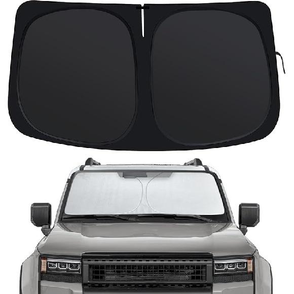 Windshield Sun Shade Compatible With Hyundai Sonata -2025, Front Window Shades Fit For Sonata, Foldable Car Sun Shield With Steering Wheel Sunshade