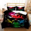 Mysterious Colored Skeleton Digital Print Polyester Bedding Sets Child Kids Covers Boys Bed Linen Set For Teens Quilt cover Set