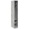 VidaXL Garde-robe gris béton 30x50x200 cm bois d'ingénierie, armoire de rangement, organisateur de garde-robe, armoire, 3307687