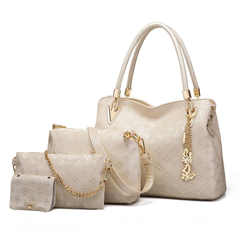 Fashionable One Shoulder Oblique Straddle Portable Simple Handbag Package Women's Bag