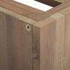 Wall Mounted Bathroom Cabinet 46 x 25.5 x 40 cm Solid Teak Wood